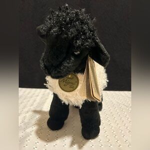 New AURORA WORLD Stuffed Plush Toy SUFFOLK LAMB Soft Black Sheep Goat Plush